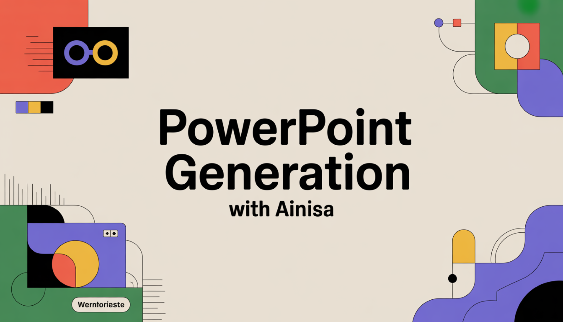How to create powerpoint presentations with Ainisa ?