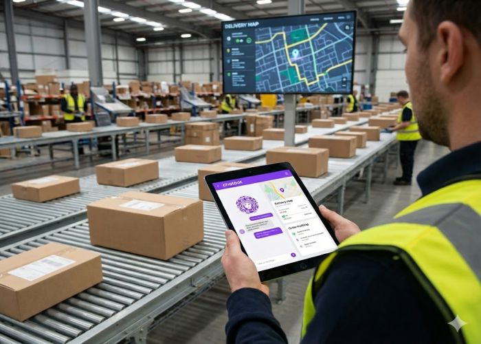 Wie KI-Chatbots die Sendungsverfolgung für Logistikunternehmen automatisieren können