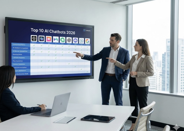 10 лучших AI-чат-ботов для бизнеса в 2026 году: обзор и сравнение