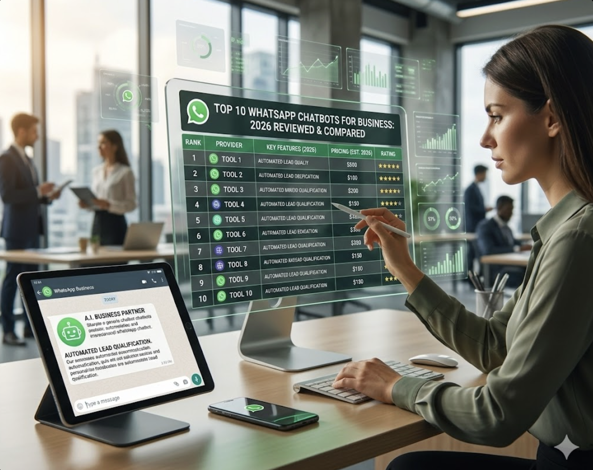 Les 10 Meilleurs Chatbots WhatsApp pour les Entreprises en 2026 : Avis et Comparatif