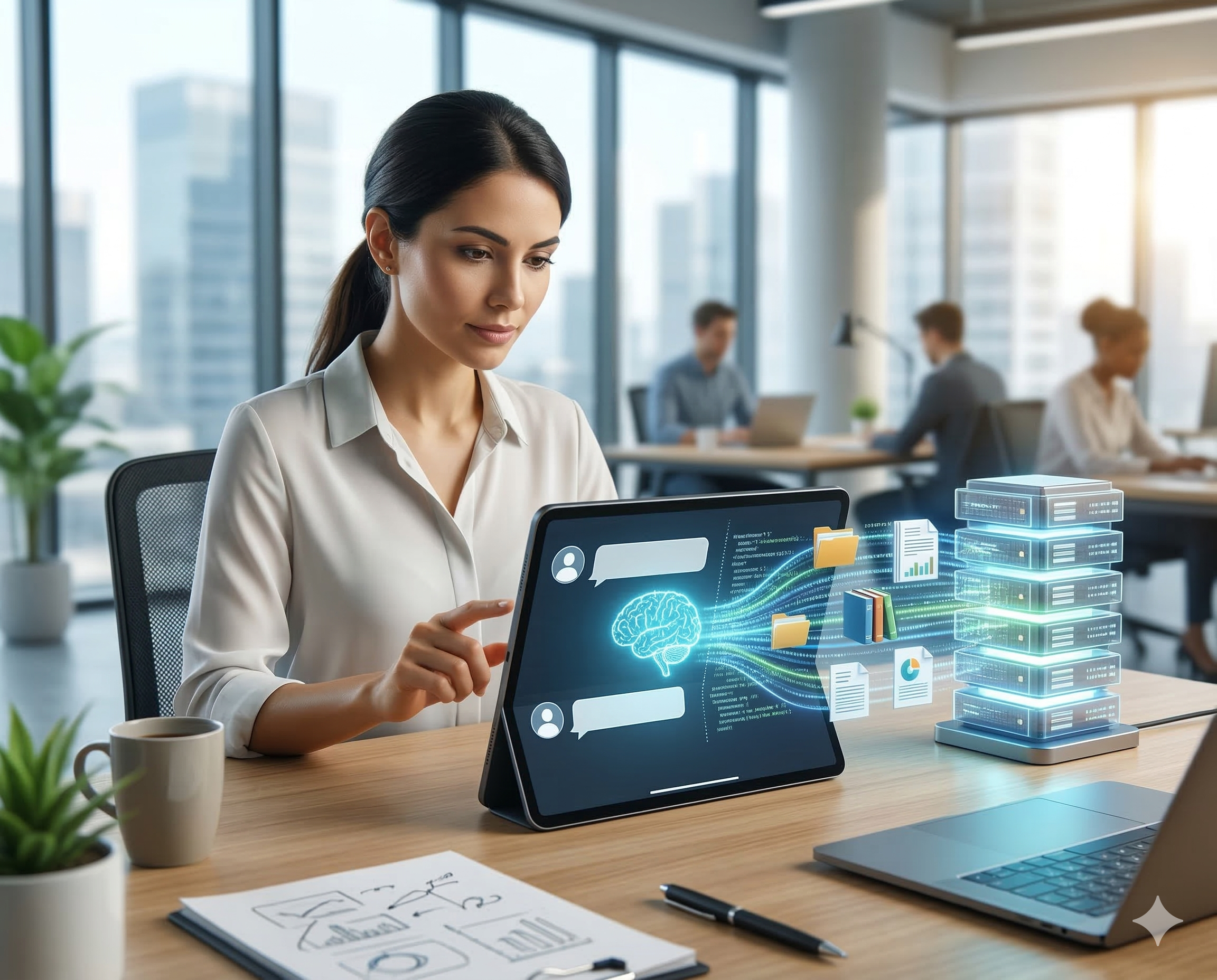 Le RAG expliqu&eacute; : comment les chatbots IA apprennent r&eacute;ellement de la connaissance de votre entreprise